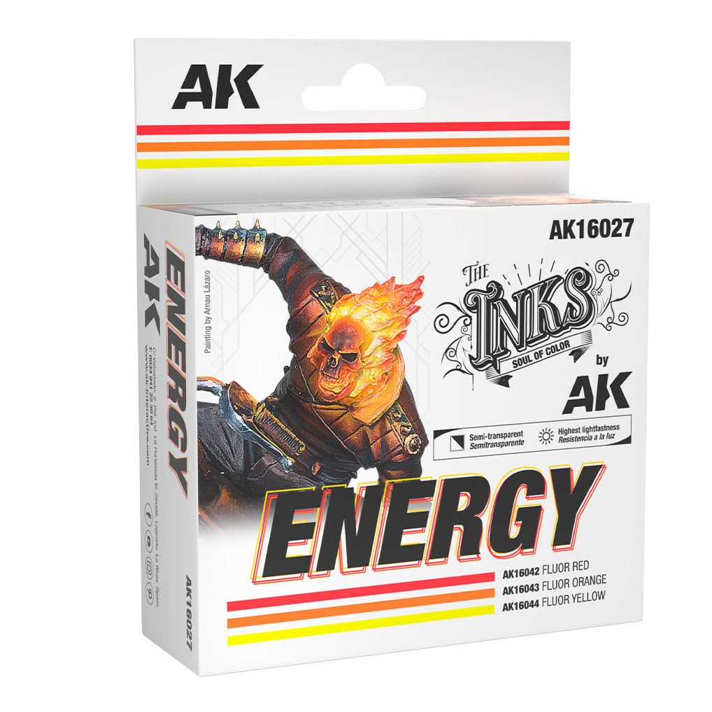 AK Interactive The Inks - Energy Colours Set