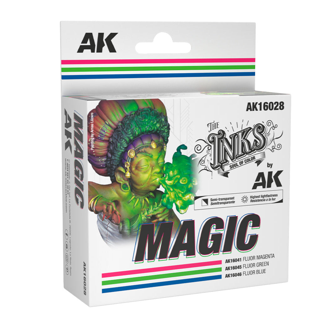 AK Interactive The Inks - Magic Colours Set