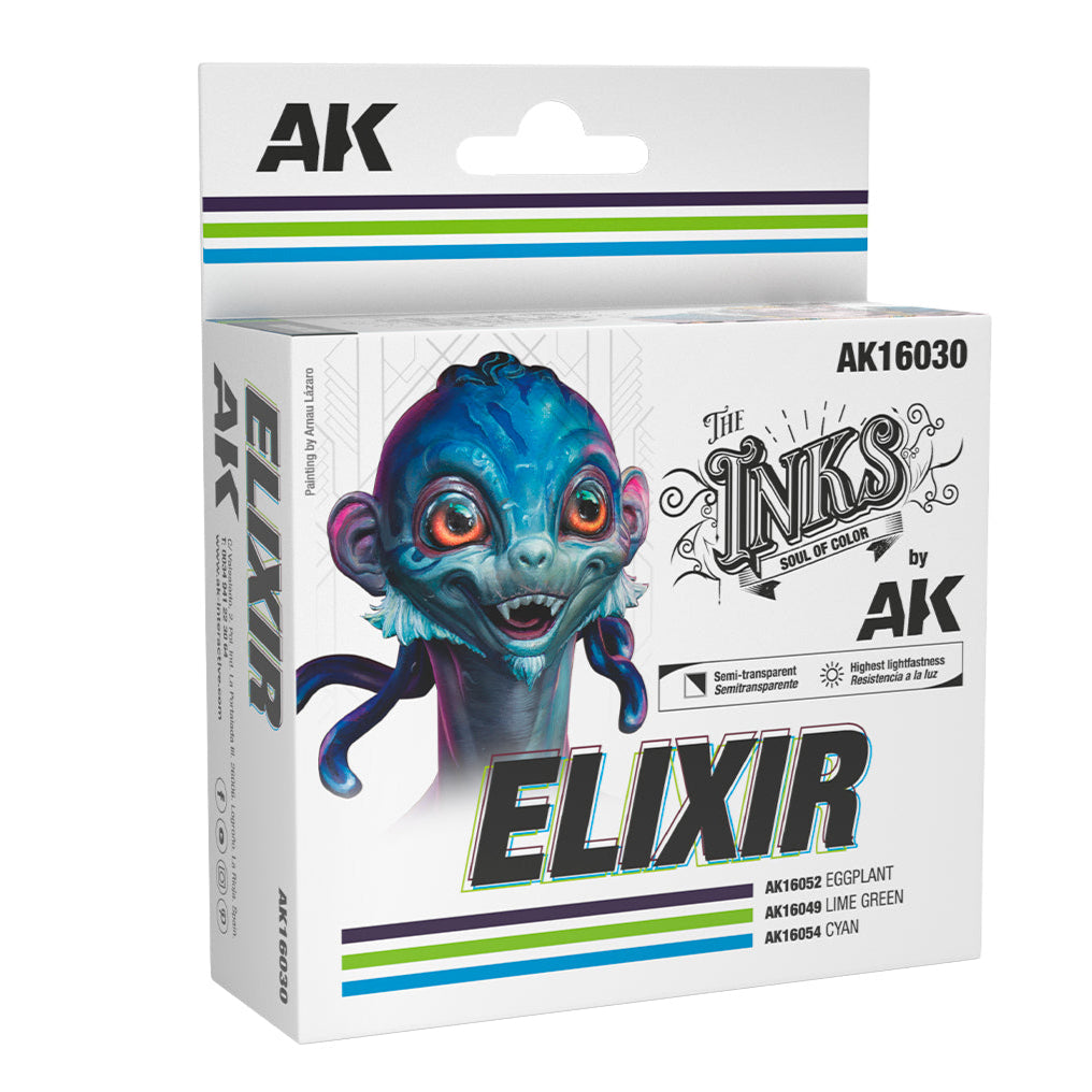 AK Interactive The Inks - Elixir Colours Set