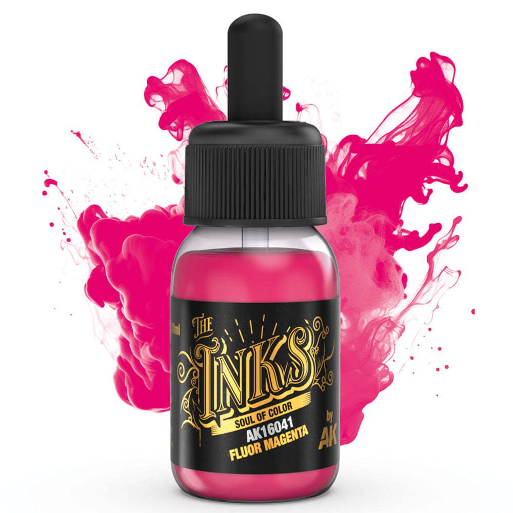 AK Interactive The Inks - Fluor Magenta