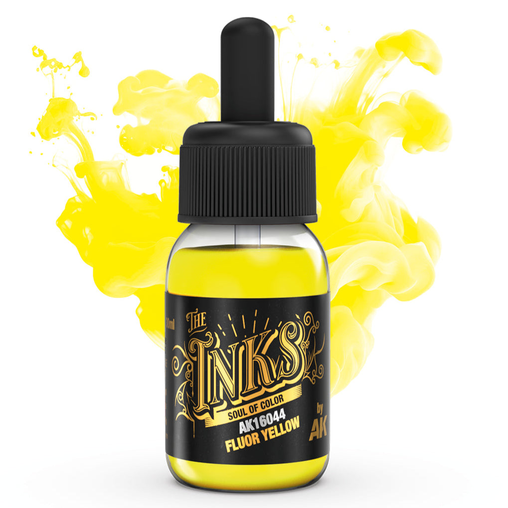 AK Interactive The Inks - Fluor Yellow