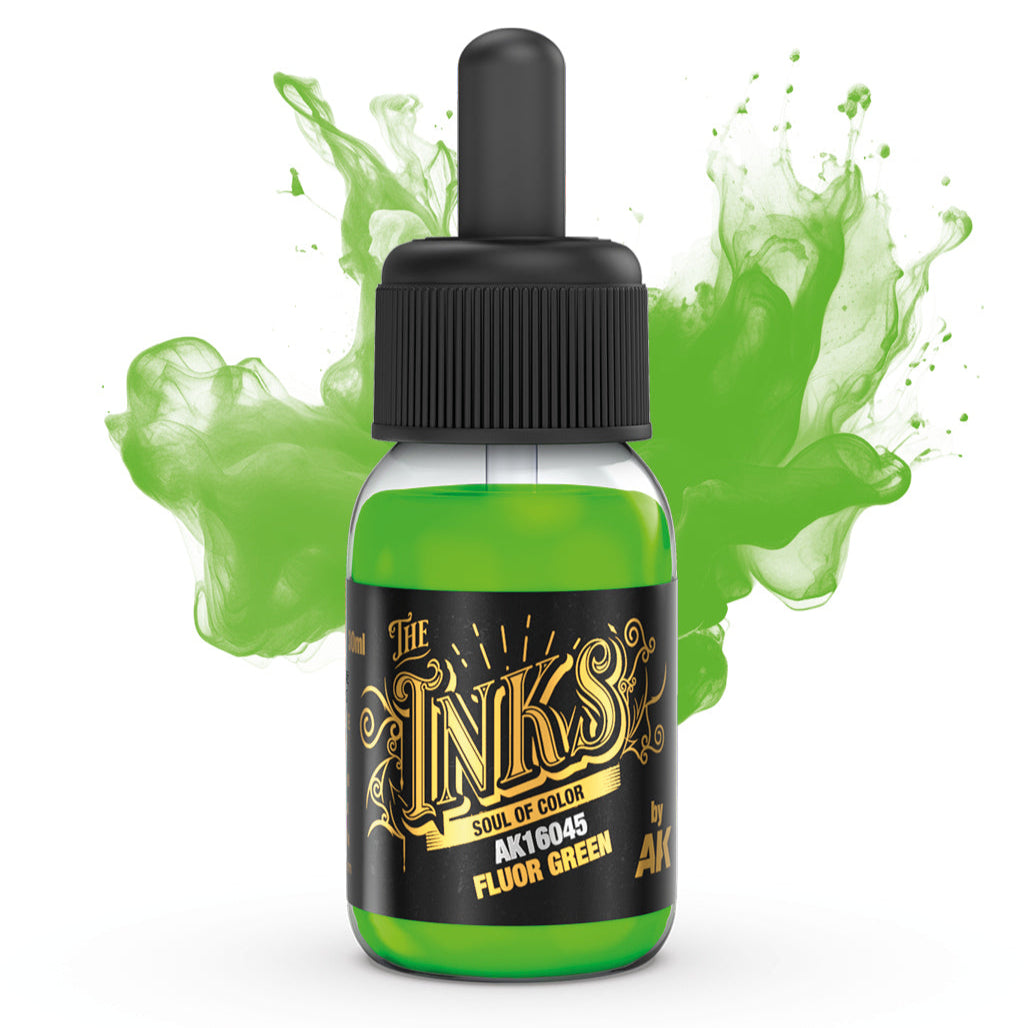 AK Interactive The Inks - Fluor Green