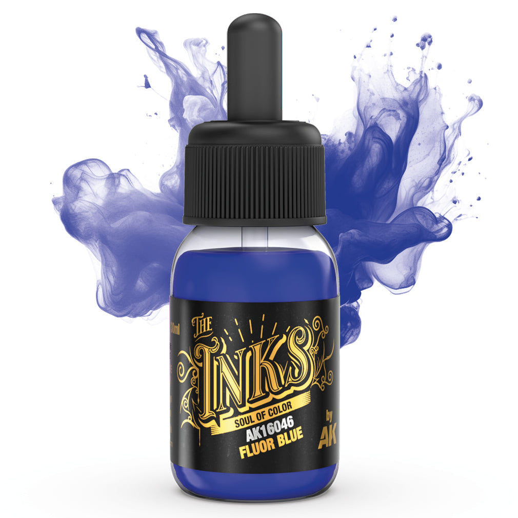 AK Interactive The Inks - Fluor Blue