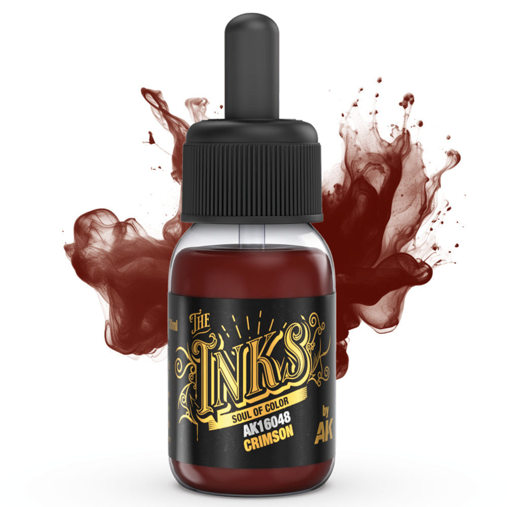 AK Interactive The Inks - Crimson