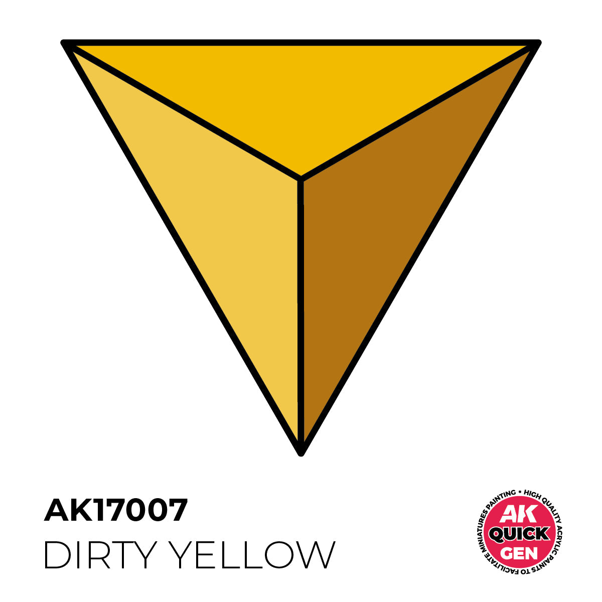 AK Interactive Quick Gen - Dirty Yellow 18ml AK17007