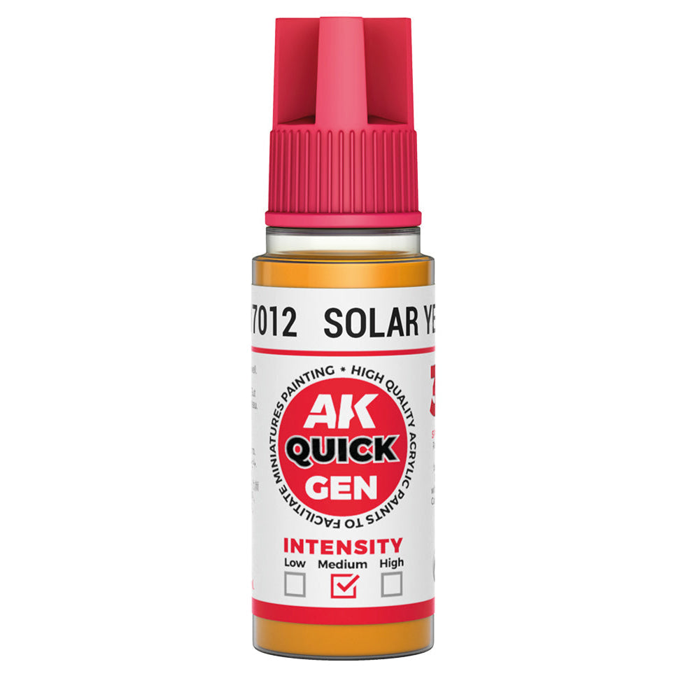 AK Interactive Quick Gen - Solar Yellow 18ml AK17012
