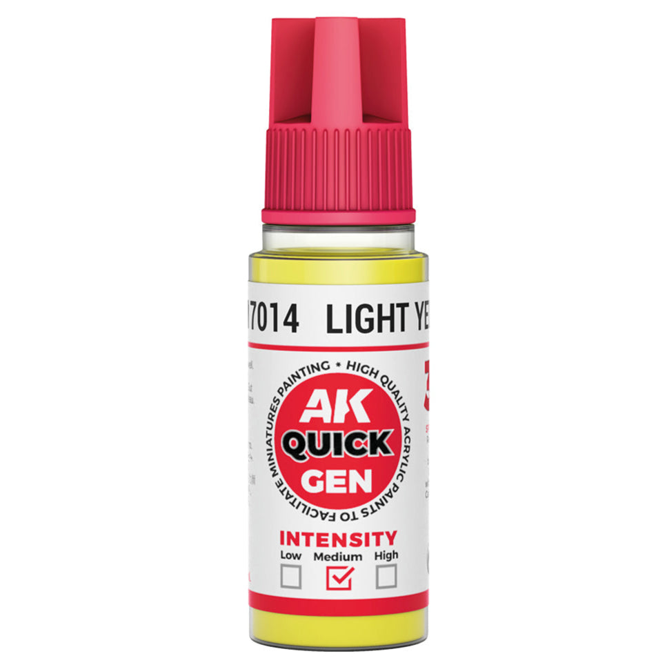 AK Interactive Quick Gen - Light Yellow 18ml AK17014