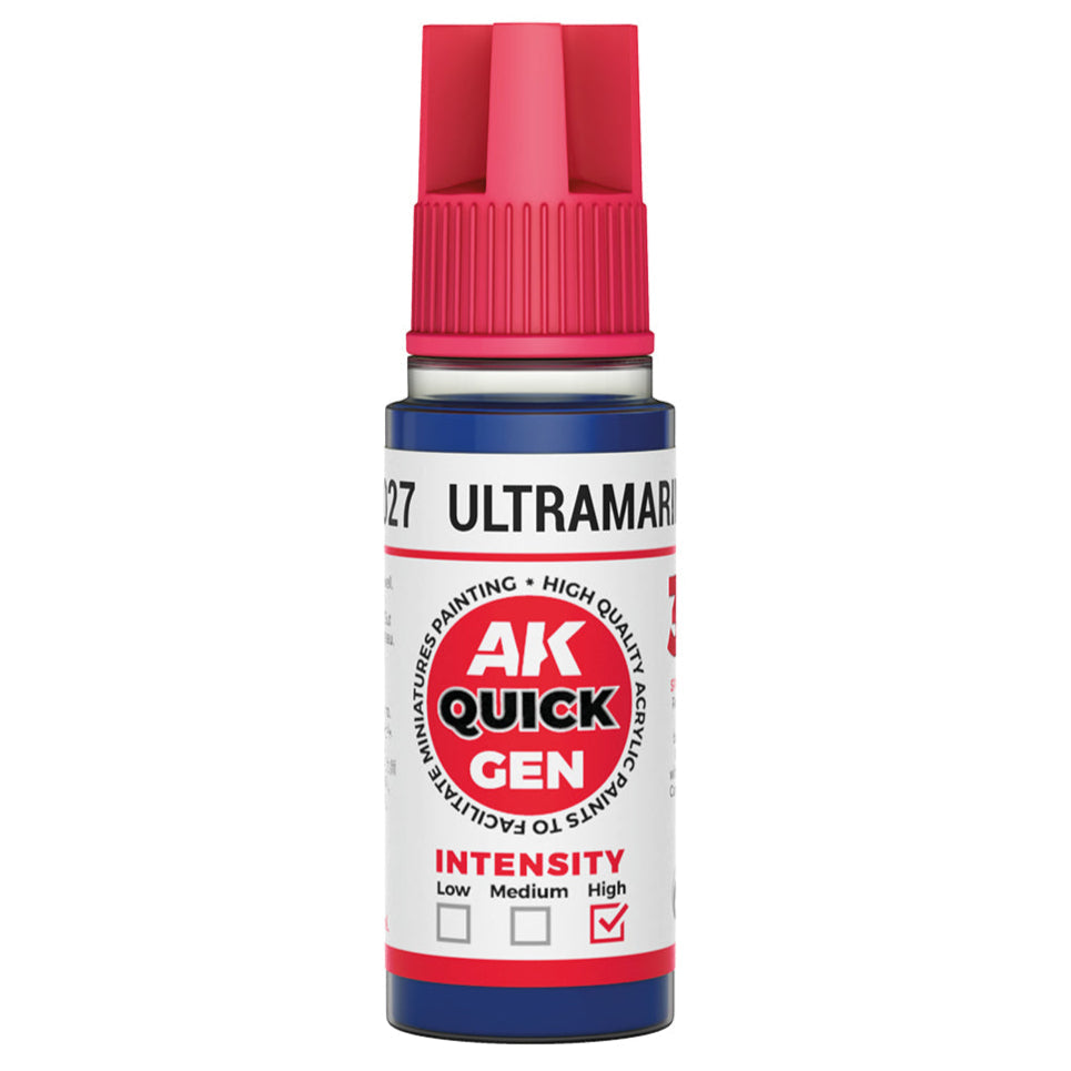 AK Interactive Quick Gen - Ultramarine Blue 18ml AK17027