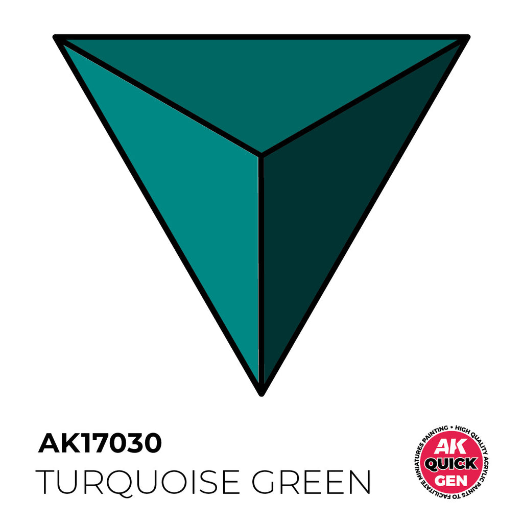AK Interactive Quick Gen - Turquoise Green 18ml AK17030