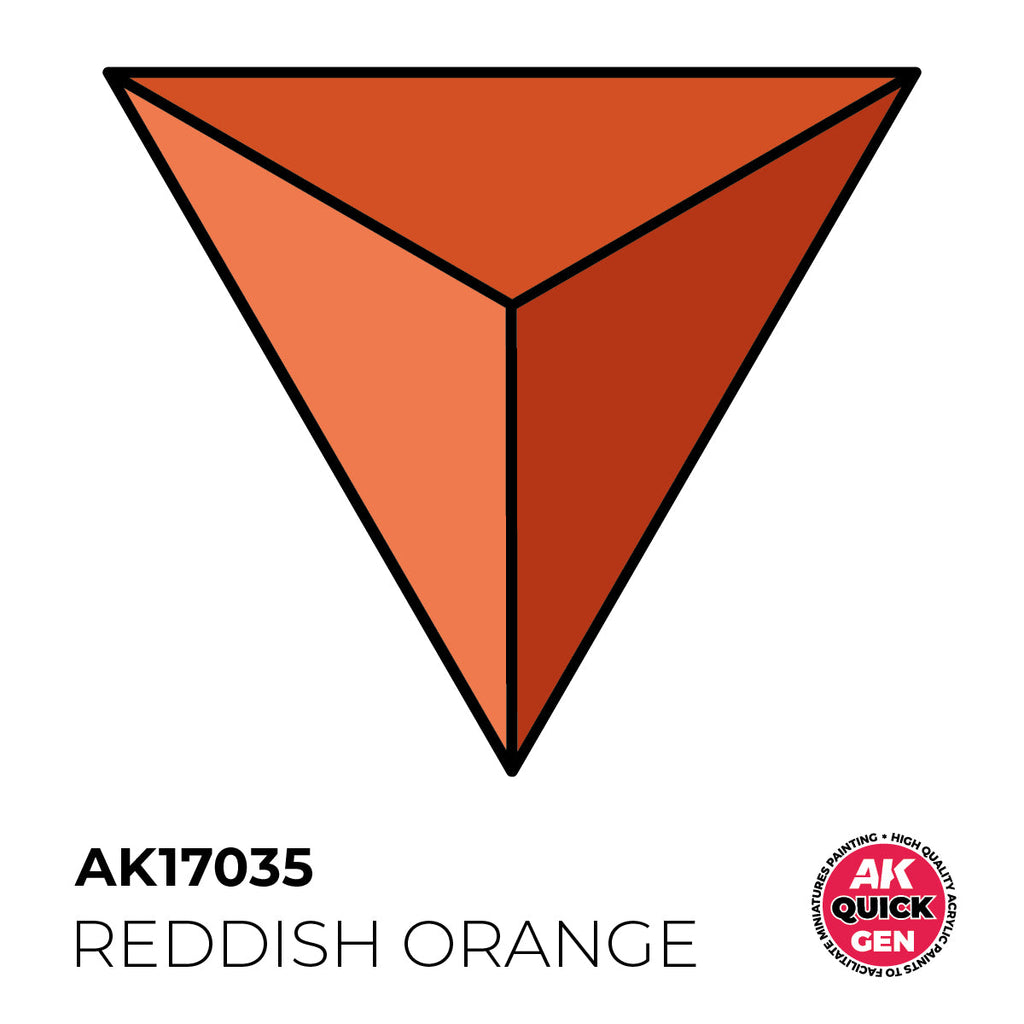 AK Interactive Quick Gen - Reddish Orange 18ml AK17035