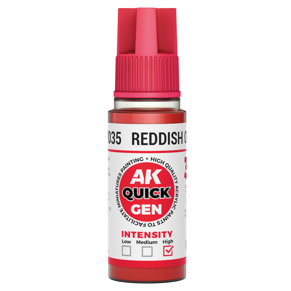 AK Interactive Quick Gen - Reddish Orange 18ml AK17035