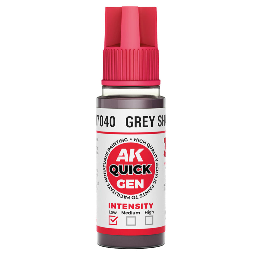 AK Interactive Quick Gen - Grey Shadow 18ml AK17040