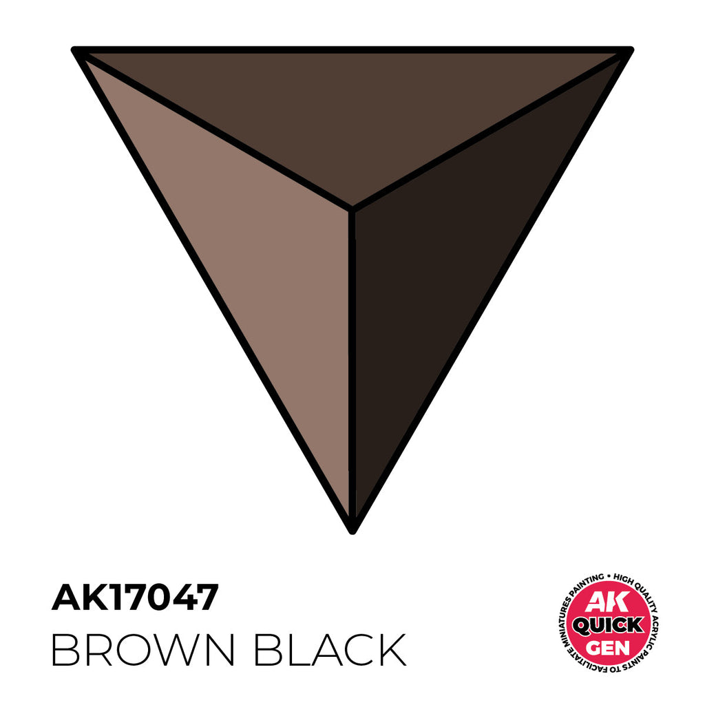 AK Interactive Quick Gen - Brown Black 18ml AK17047