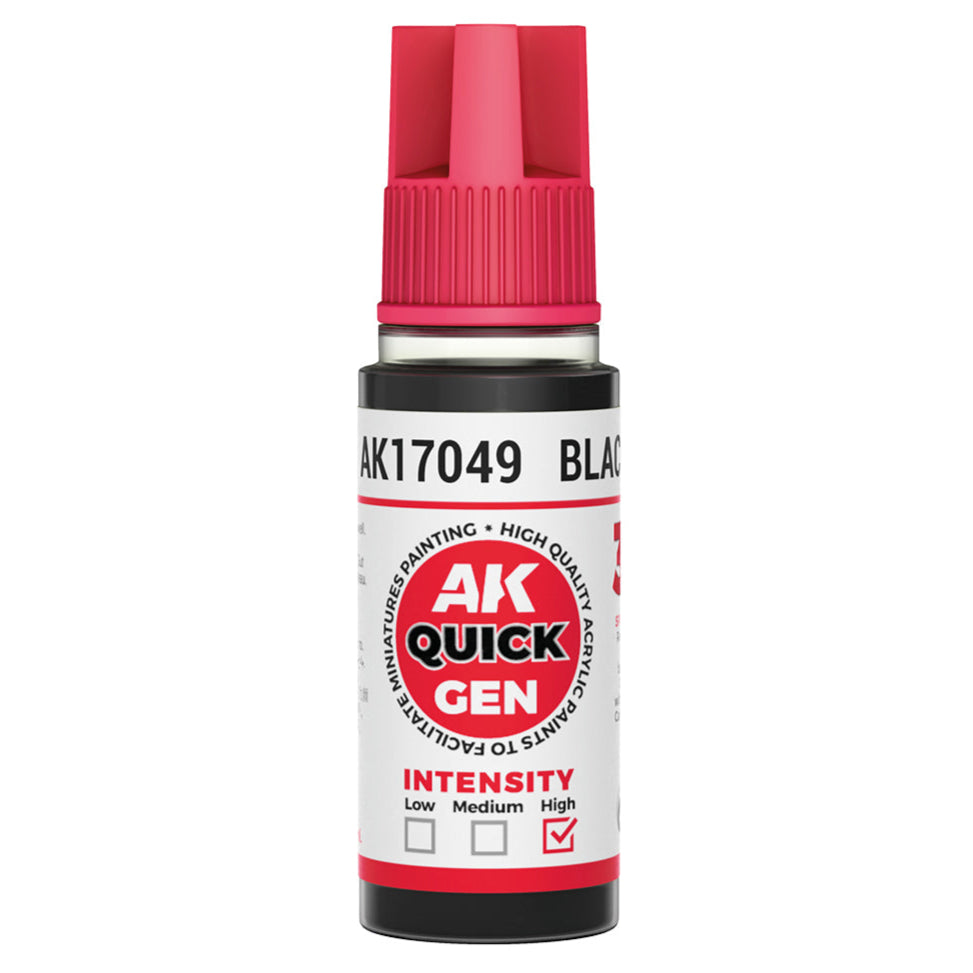 AK Interactive Quick Gen - Black 18ml AK17049