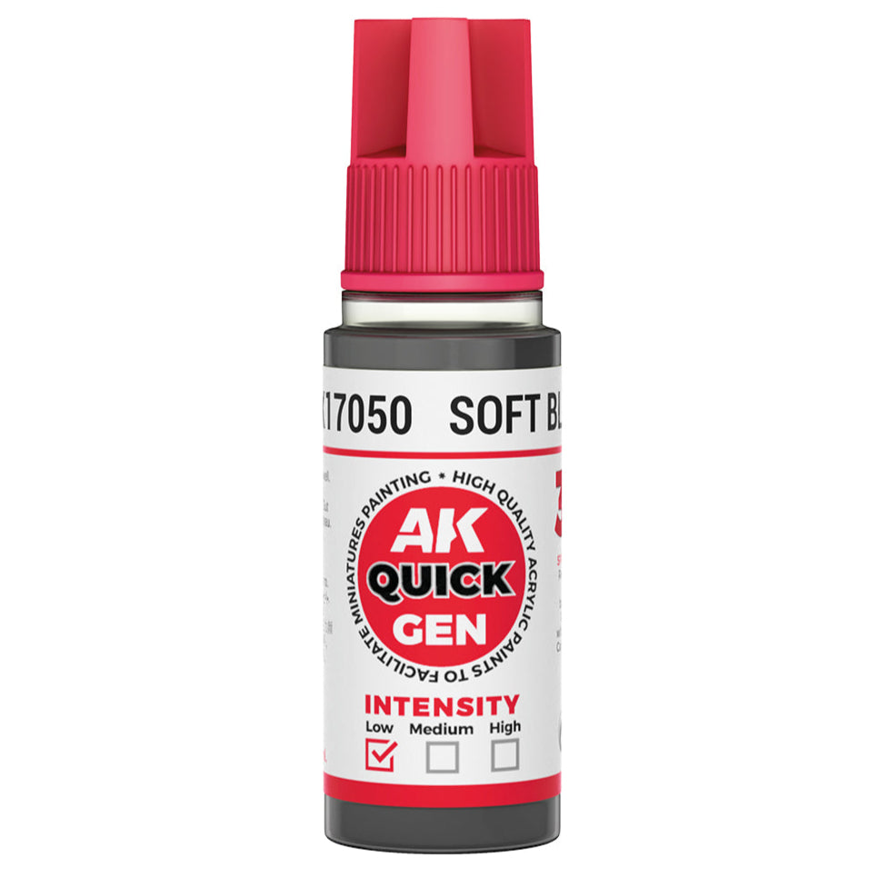 AK Interactive Quick Gen - Soft Black 18ml AK17050
