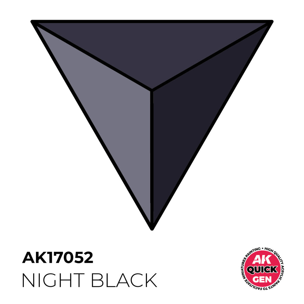 AK Interactive Quick Gen - Night Black 18ml AK17052