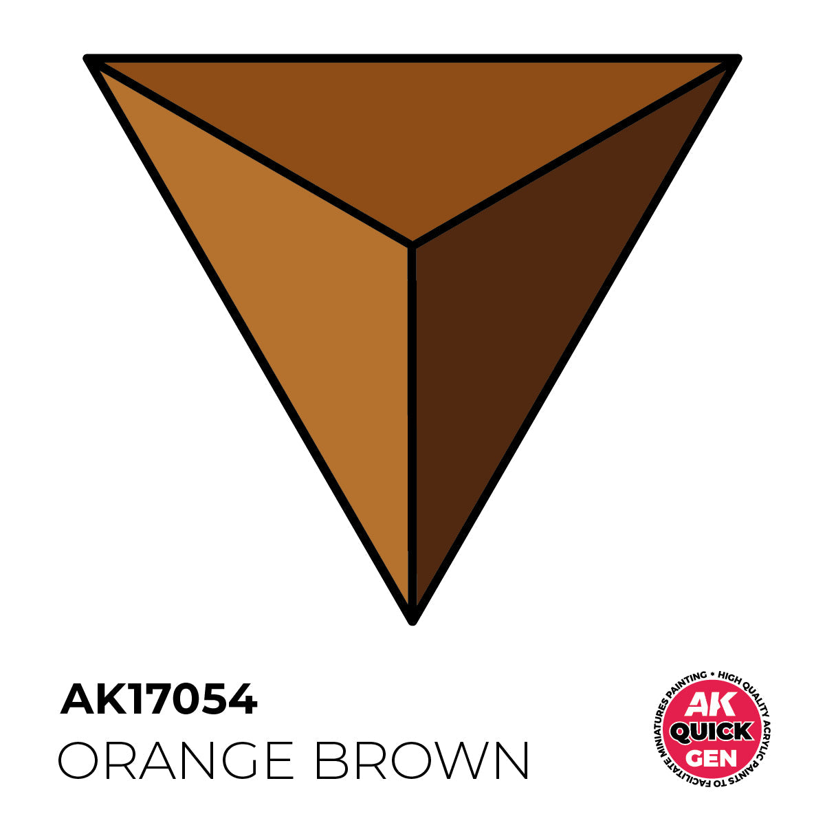 AK Interactive Quick Gen - Orange Brown 18ml AK17054