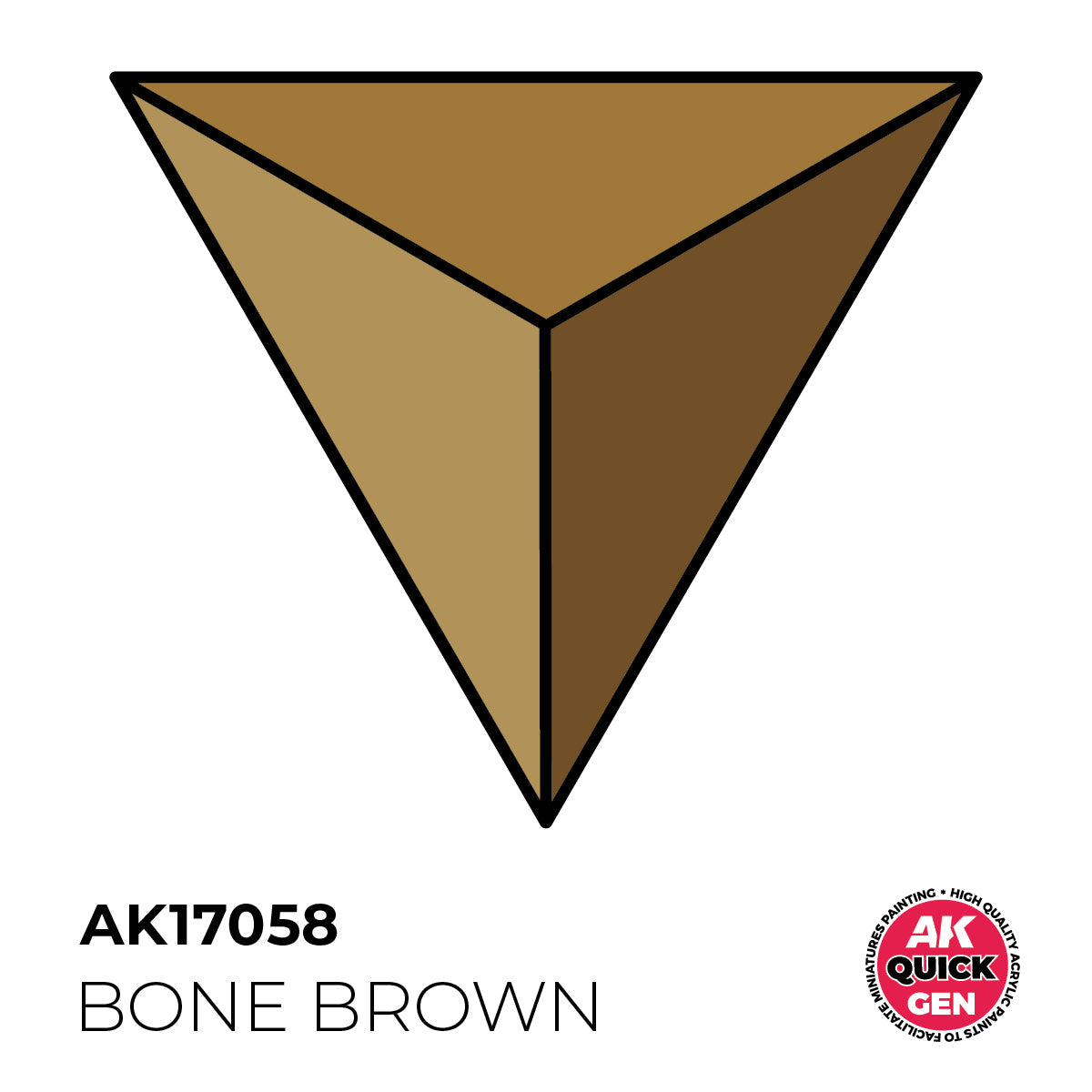 AK Interactive Quick Gen - Bone Brown 18ml AK17058