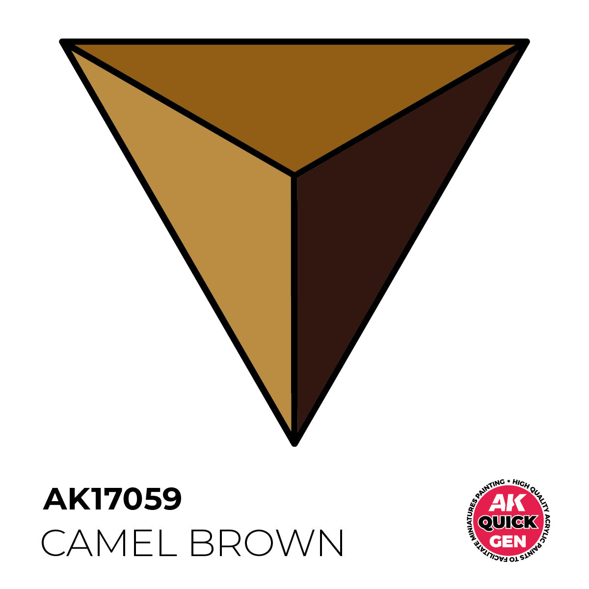 AK Interactive Quick Gen - Camel Brown 18ml AK17059