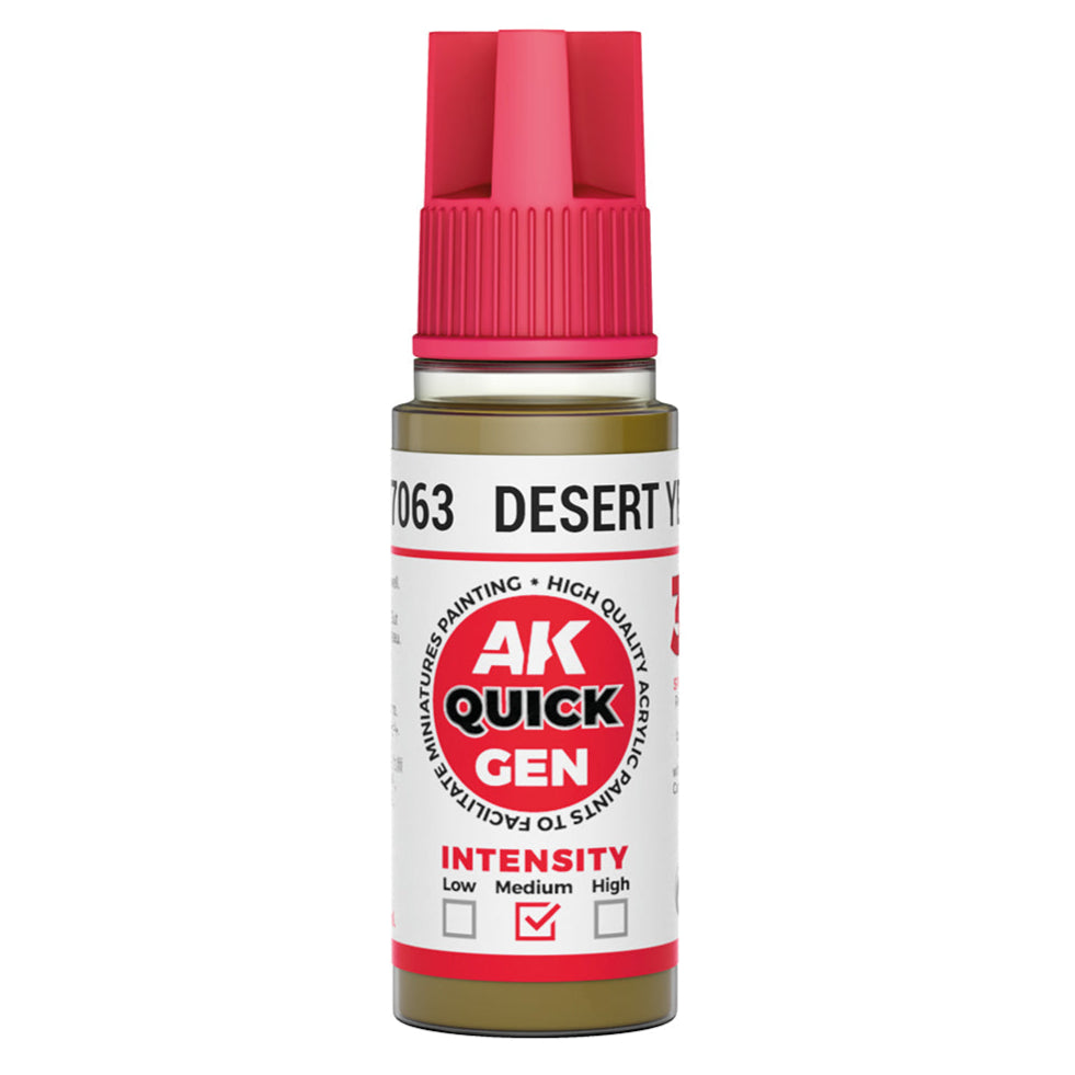 AK Interactive Quick Gen - Desert Yellow 18ml AK17063