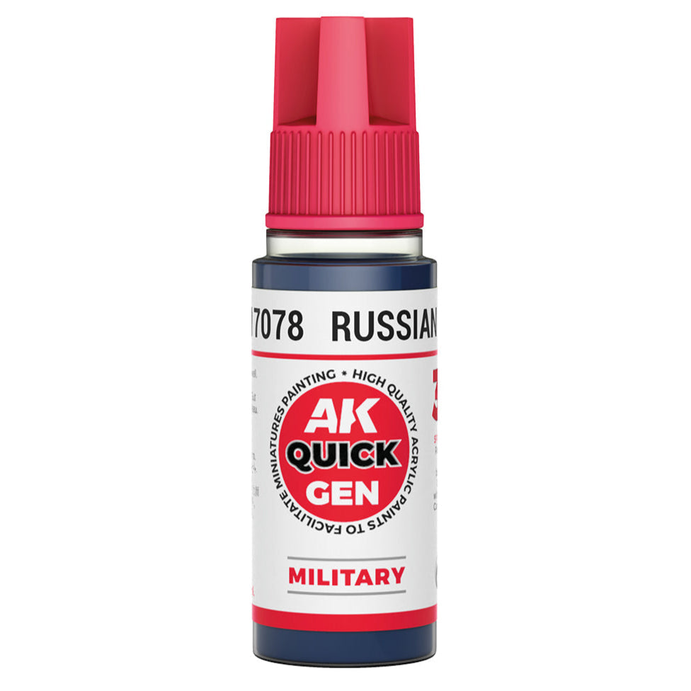 AK Interactive Quick Gen - Russian Blue 18ml AK17078