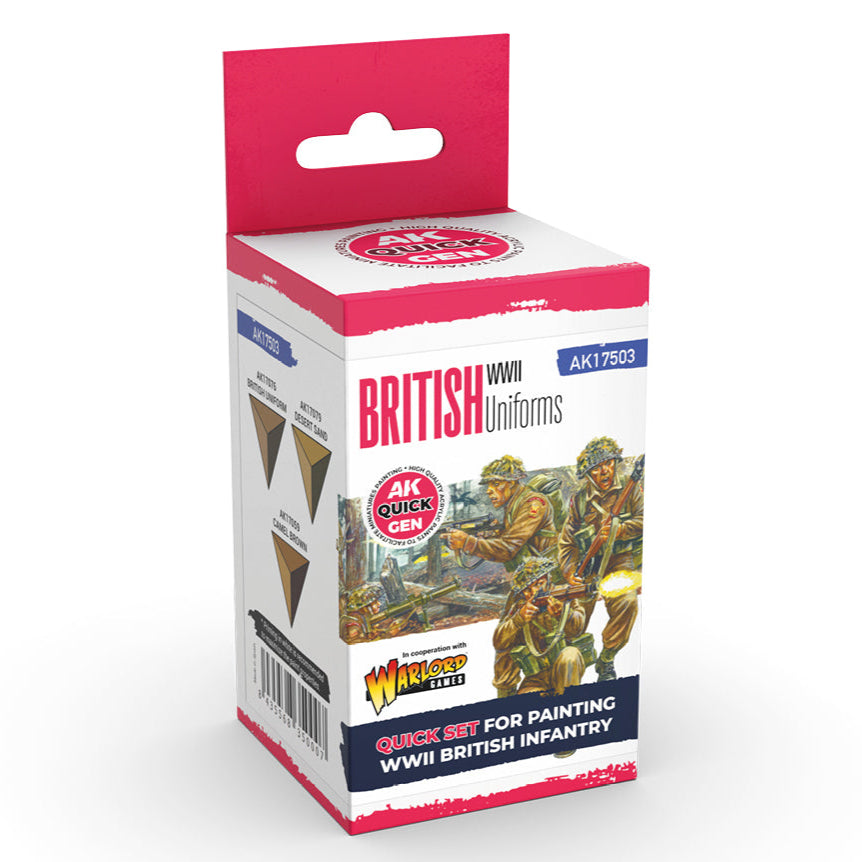 AK Interactive Quick Gen Set - British Uniforms AK17503