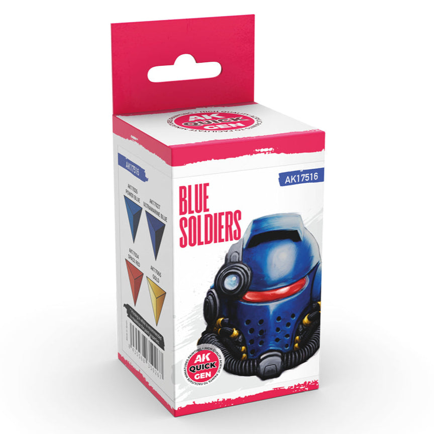 AK Interactive Quick Gen Set - Blue Soldiers AK17516