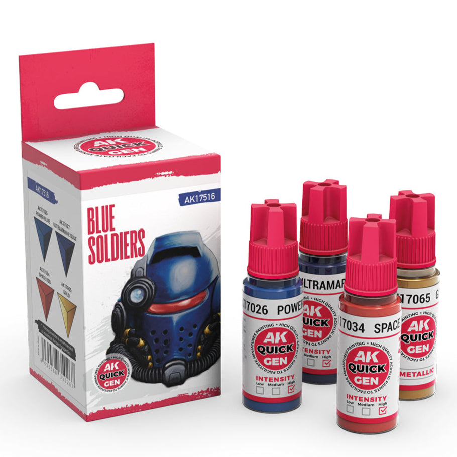 AK Interactive Quick Gen Set - Blue Soldiers AK17516