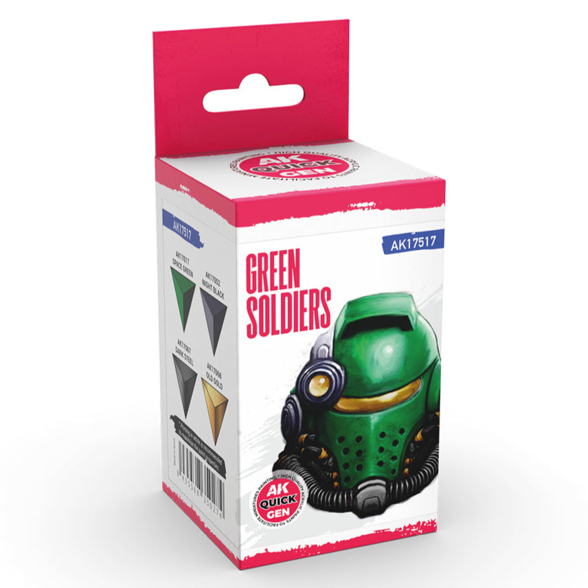 AK Interactive Quick Gen Set - Green Soldiers AK17517