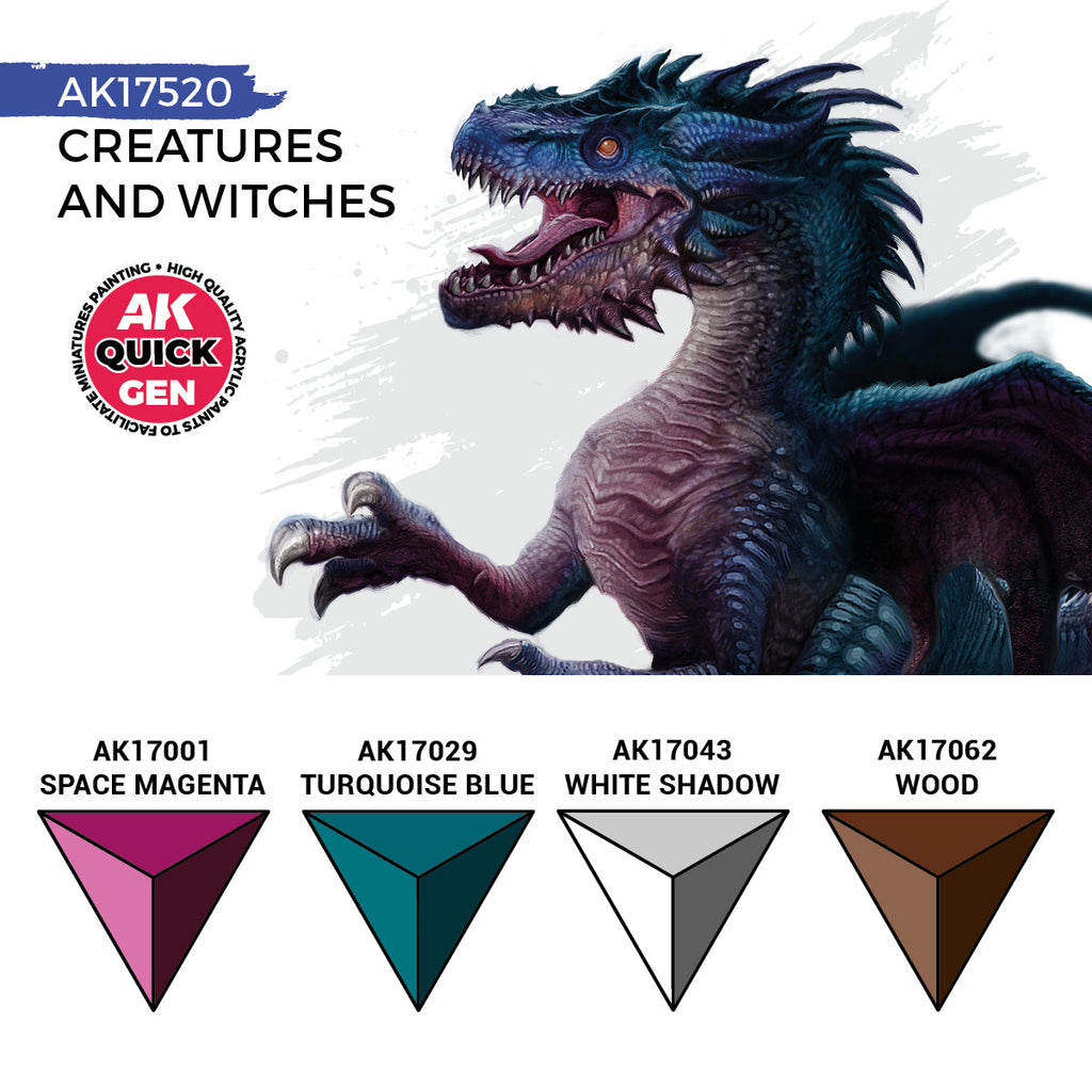 AK Interactive Quick Gen Set - Creatures And Witches AK17520