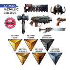 AK Interactive Quick Gen Set - Metallics AK17522
