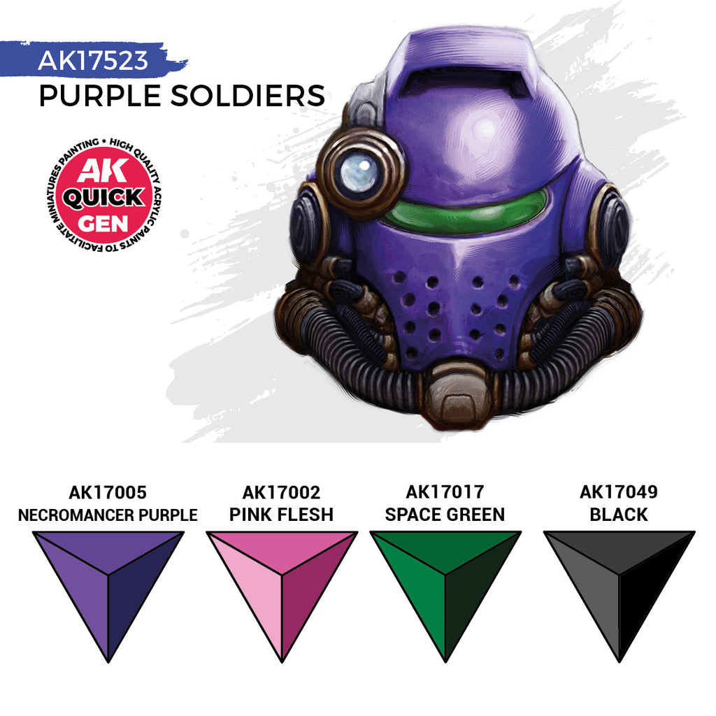 AK Interactive Quick Gen Set - Purple Soldiers AK17523