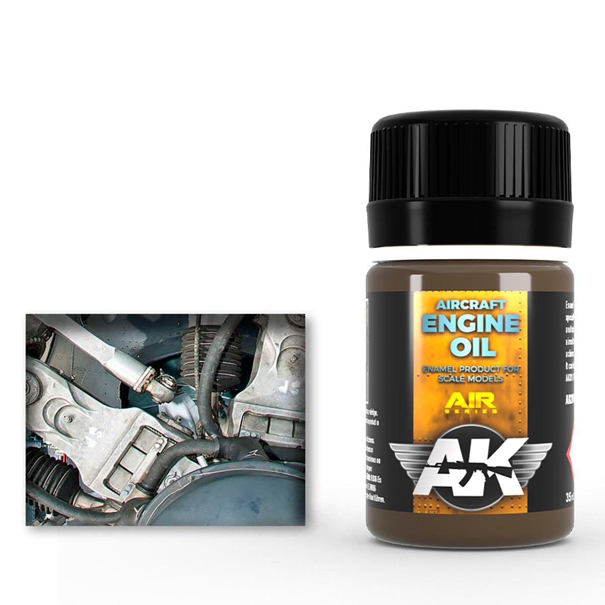 AK Interactive - Aircraft Engine Oil 35ml AK2019