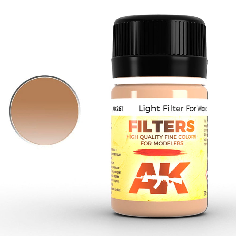 AK Interactive Light Filter for Wood / Ocher for Sand 35ml AK261