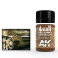 AK Interactive Wash for Dark Yellow Vehicles AK300