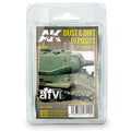 AK Interactive Dust & Dirt Deposits Weathering Set