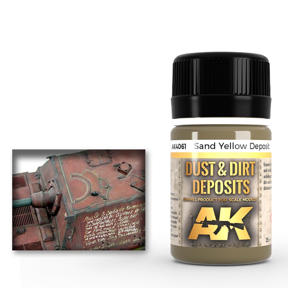 AK Interactive Sand Yellow Deposit 35ml AK4061