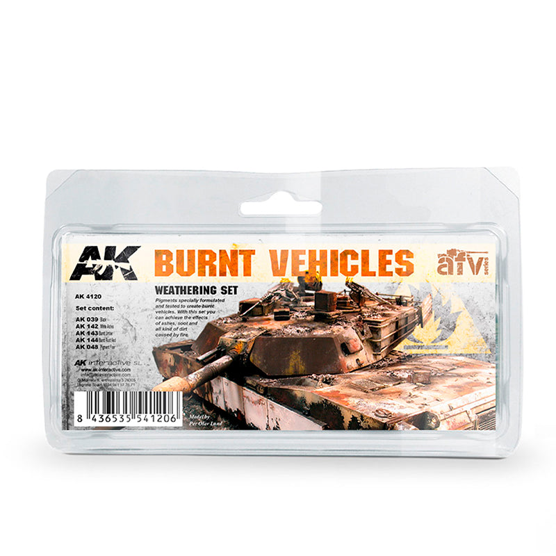 AK Interactive - Burnt Vehicles Set