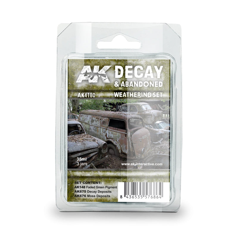 AK Interactive - Decay & Abandoned Weathering Set