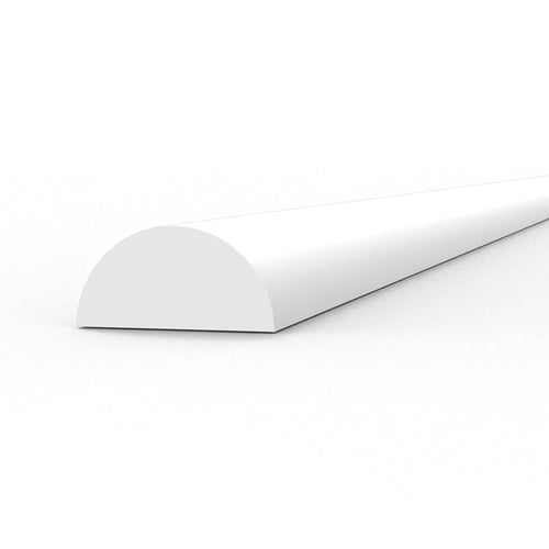 AK Interactive - Half Cane 3mm x 350mm - Styrene Strip