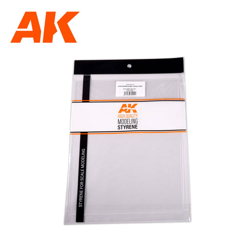 AK Interactive - 0,20 mm/0.008” Thickness-Clear Organic Glass/Acryl