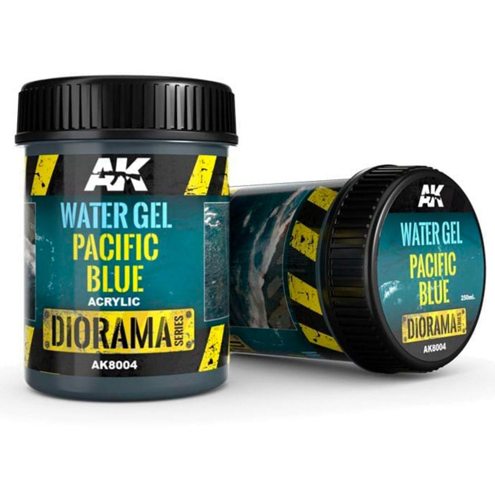 AK Interactive Water Gel Pacific Blue 250ml AK8004