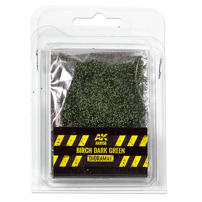 AK Interactive - Birch Dark Green Leaves 28 mm. 1/72 Scale AK8156
