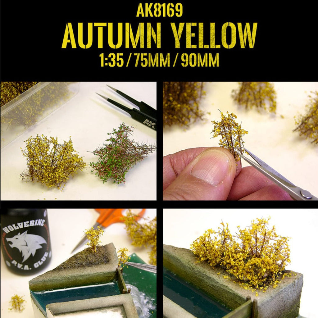 AK Interactive Autumn Yellow Shrubberies AK8169
