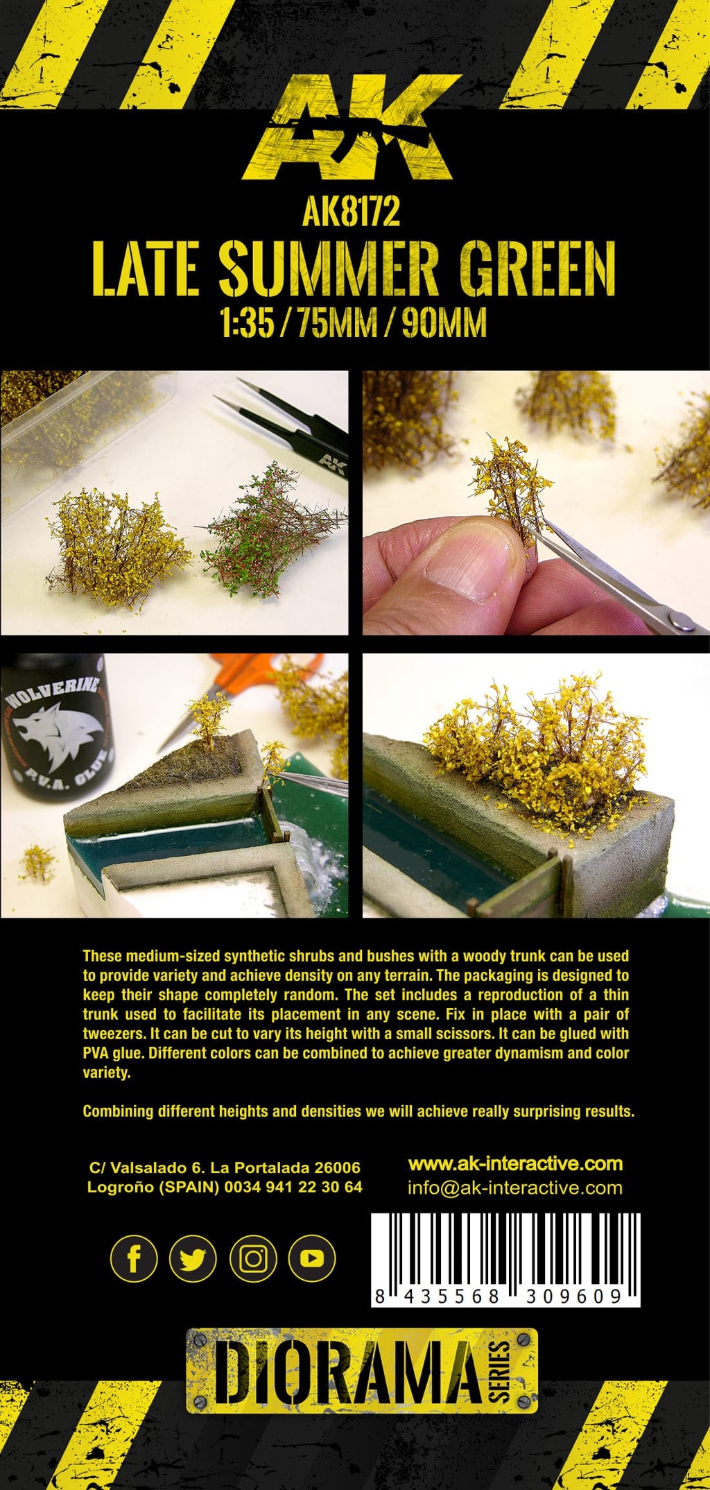 AK Interactive - Late Summer Green Shrubberies AK8172