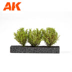 AK Interactive Light Green Bushes 4-6cm -1:35 / 75mm / 90mm AK8216