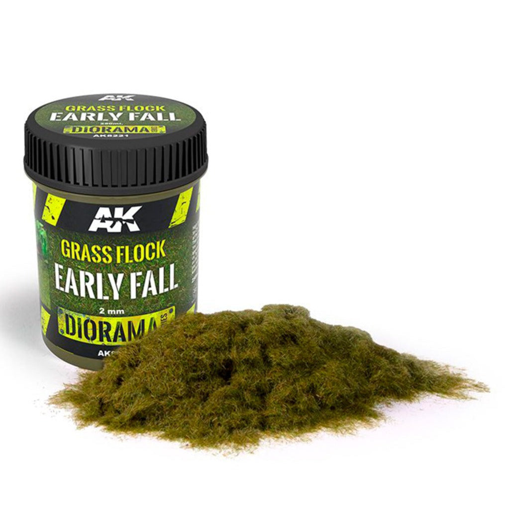 AK Interactive Grass Flock 2mm - Early Fall AK8221