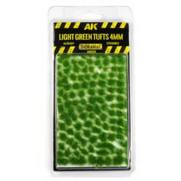 AK interactive Light Green Tufts 4mm AK8244