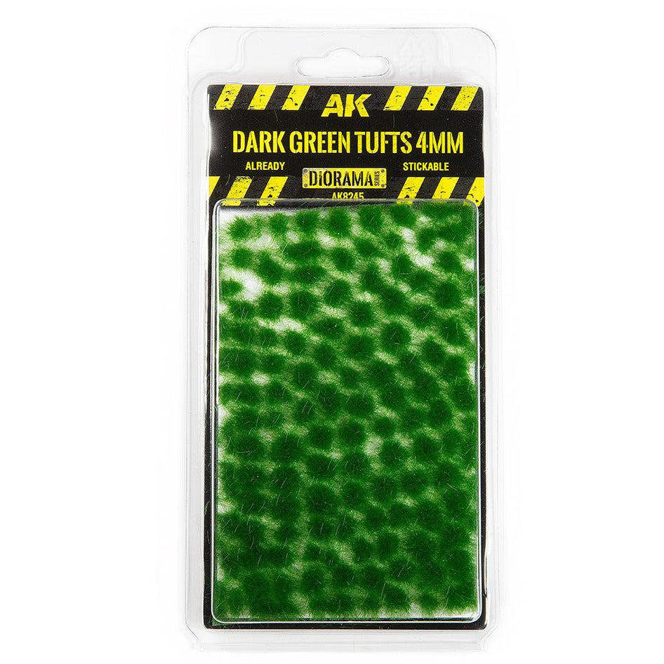 AK Interactive Dark Green Tufts 4mm AK8245