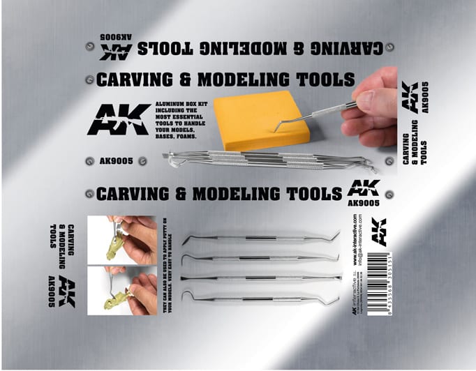 AK Interactive Carving Tools Box AK9005